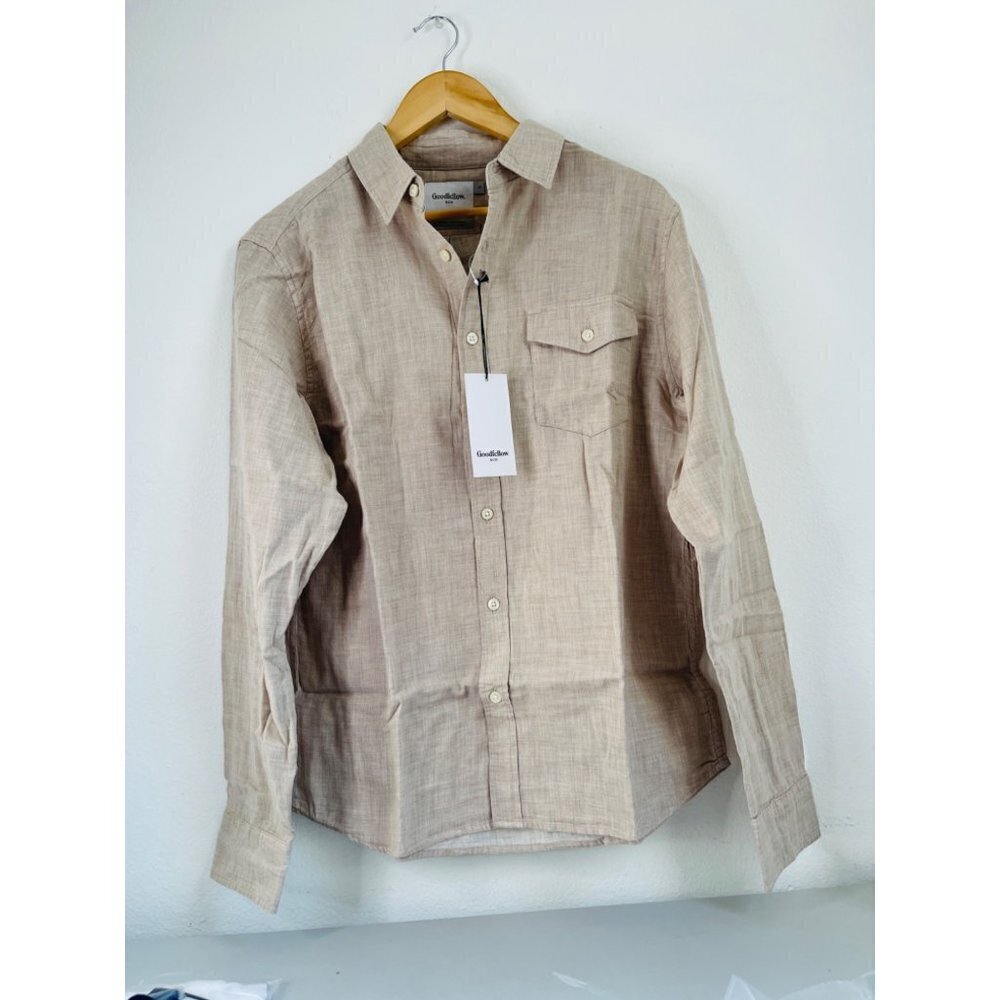 NWT Goodfellow & Co. Mens Button up Sz M